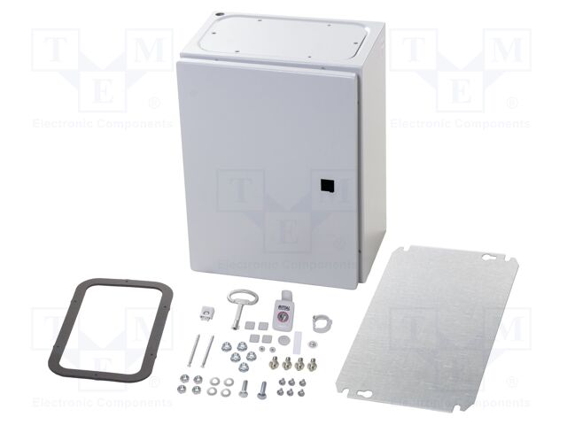 Enclosure: wall mounting; X: 300mm; Y: 400mm; Z: 210mm; AX; IP66; IK10