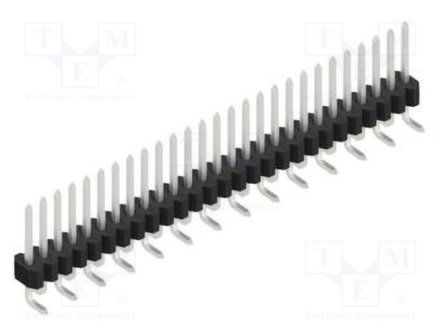 Connector: pin strips; pin header; male; PIN: 27; 1.27mm; SMT; 1x27
