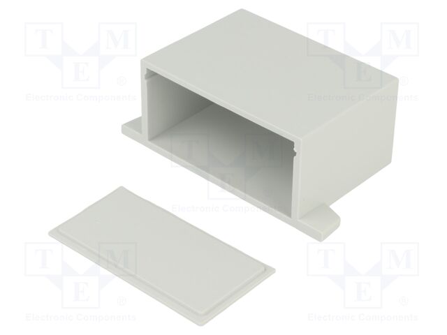 Enclosure: with panel; with fixing lugs; X: 70mm; Y: 50mm; Z: 34mm