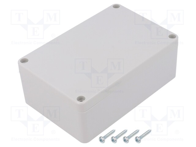 Enclosure: multipurpose; X: 70mm; Y: 105mm; Z: 40mm; ABS; light grey