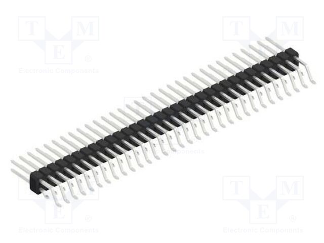 Connector: pin strips; pin header; male; PIN: 64; 2.54mm; SMT; 2x32