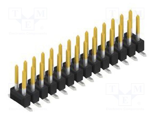 Connector: pin strips; pin header; male; PIN: 28; 2.54mm; SMT; 2x14