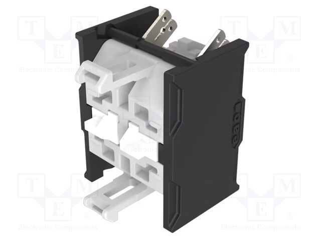 Contact block; 22mm; OptoHiT; front fixing; plug-in terminals