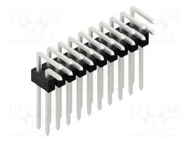 Connector: pin strips; pin header; male; PIN: 20; 2.54mm; THT; 2x10
