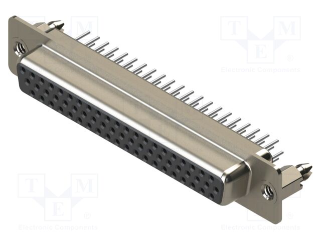Connector: D-Sub HD; PIN: 62; socket; female; straight; THT; MHDD