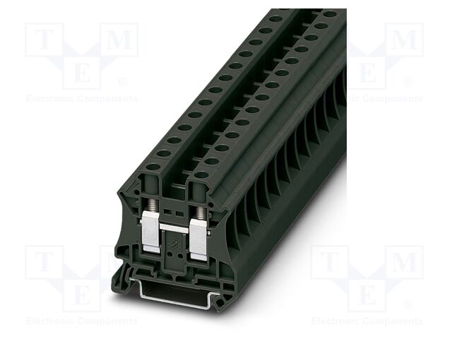 Splice terminal: rail; UT; PA; terminals: 2; W: 10.2mm; H: 47.7mm