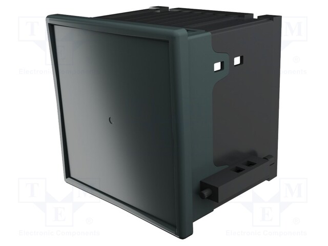 Enclosure: panel; X: 96mm; Y: 96mm; Z: 57mm; ABS + PC,PPO; black