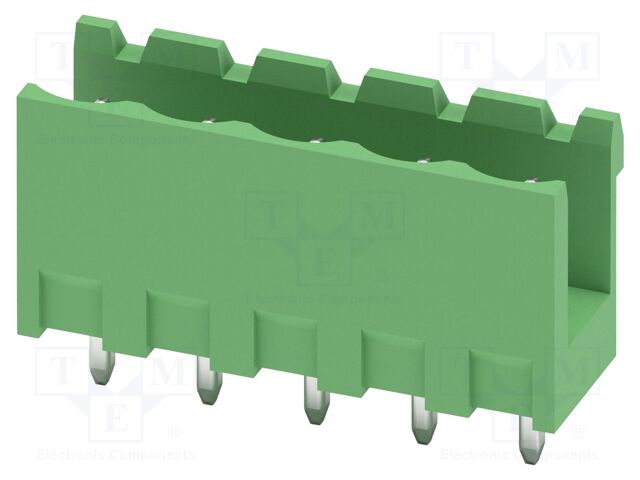 PCB headers, nominal cross section: 2.5 mm?, color: green, n