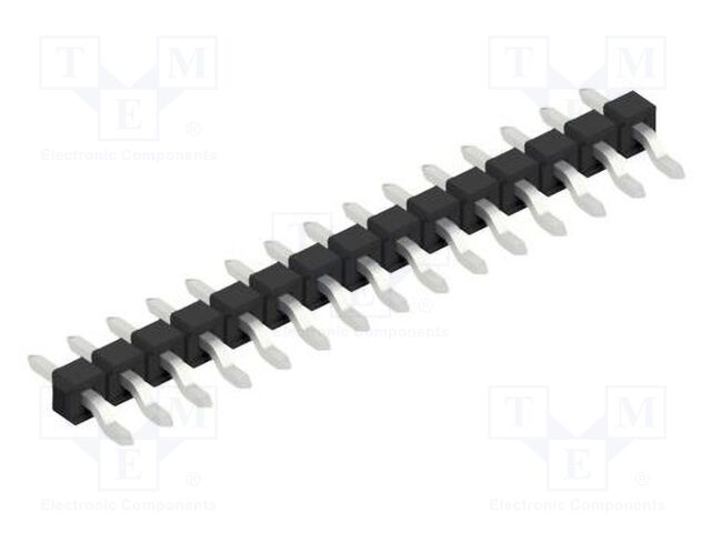 Connector: pin strips; pin header; male; PIN: 15; 2.54mm; SMT; 1x15