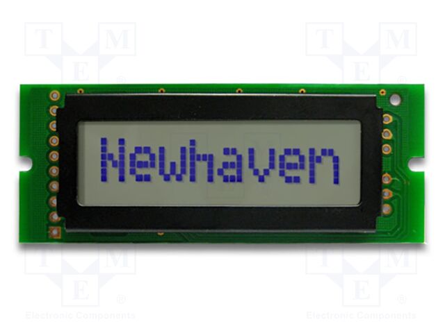 Display: LCD; STN Positive; 8x1; grey; 69x27mm; 3.3V