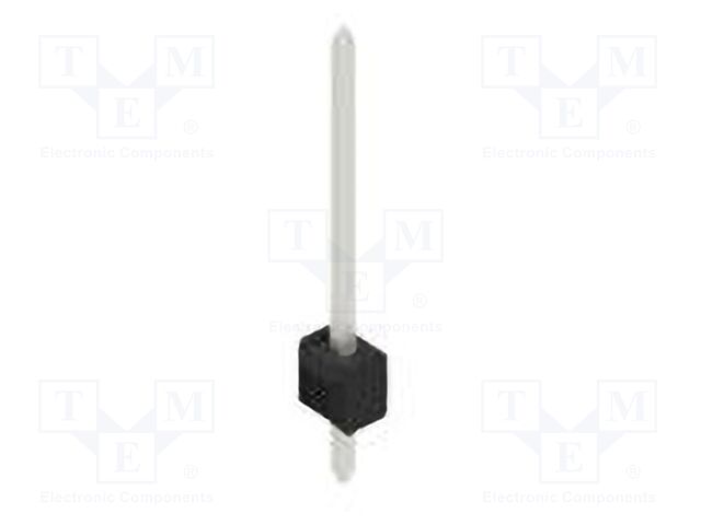 Connector: pin strips; pin header; male; PIN: 1; 2.54mm; THT; 1x1