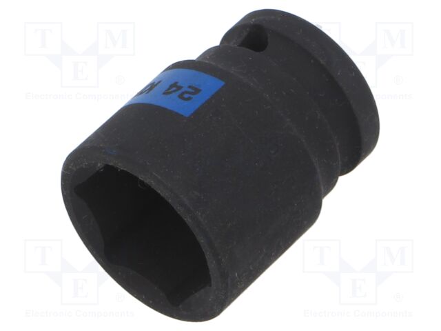 Wrench; socket spanner,impact; 1/2"; short