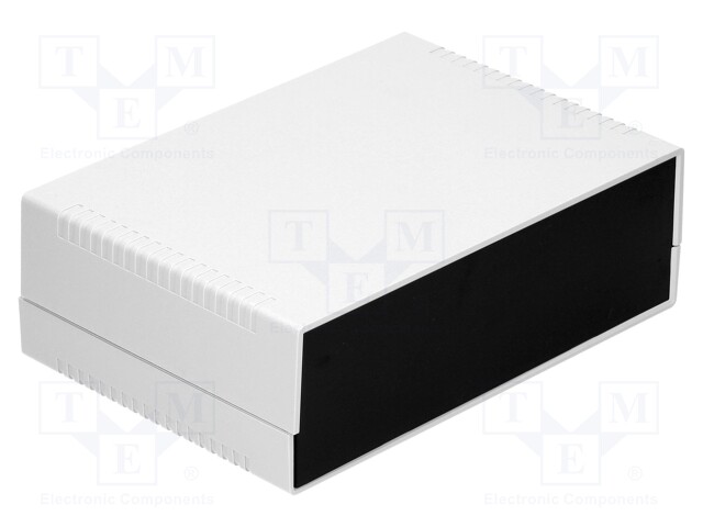 Enclosure: with panel; X: 260mm; Y: 180mm; Z: 85mm; ABS; light grey
