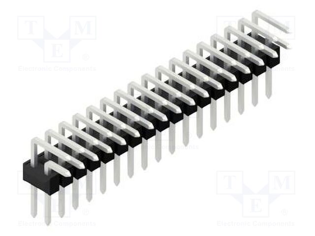 Connector: pin strips; pin header; male; PIN: 34; 2.54mm; THT; 2x17