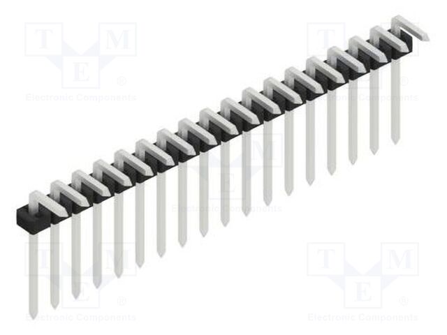 Connector: pin strips; pin header; male; PIN: 18; 2mm; THT; 1x18