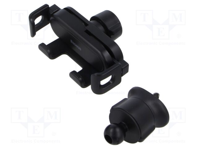 Car holder; black; air vent; snapped-in