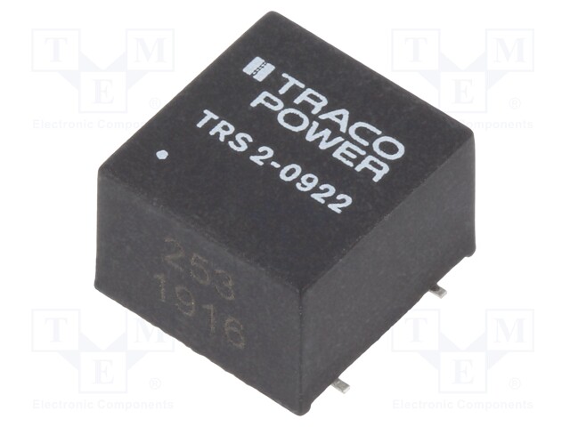 Converter: DC/DC; 2W; Uin: 4.5÷13.2V; Uout: 12VDC; Uout2: -12VDC