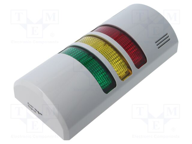 Signaller: signalling column; LED; red/yellow/green; Usup: 24VDC