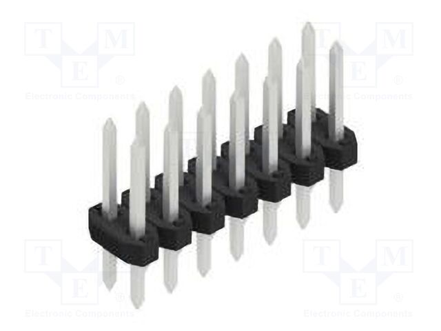 Connector: pin strips; pin header; male; PIN: 14; 2mm; THT; 2x7; 100V