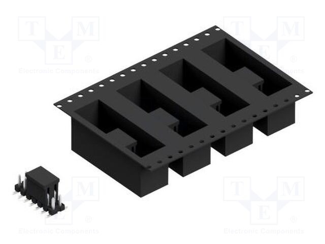 Connector: pin strips; pin header; male; PIN: 14; 2.54mm; SMT; 2x7