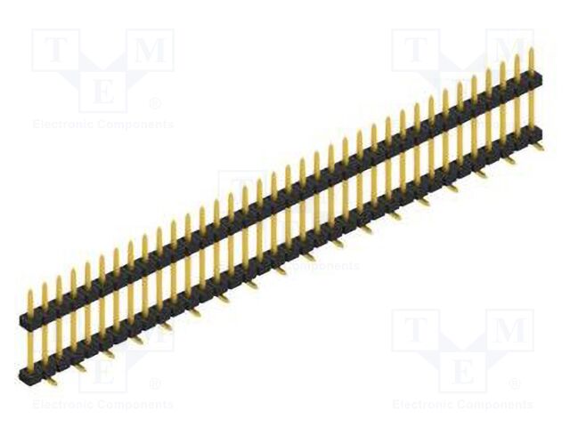 Connector: pin strips; pin header; male; PIN: 36; 2mm; SMT; 1x36