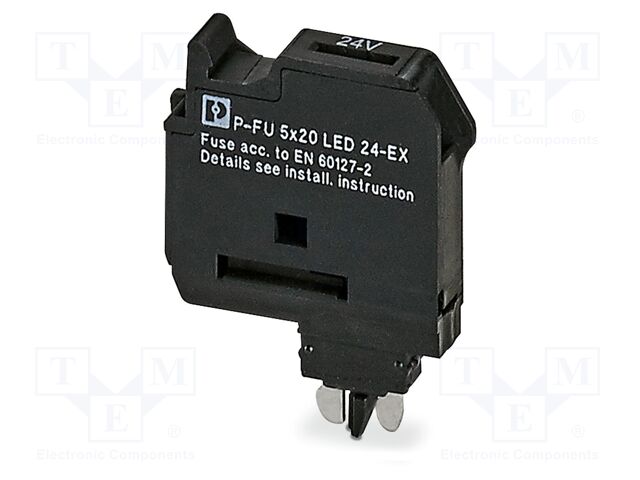 Connector: plug-in; 6.3A; 24V; PA; L: 25mm; W: 6.2mm; H: 28mm