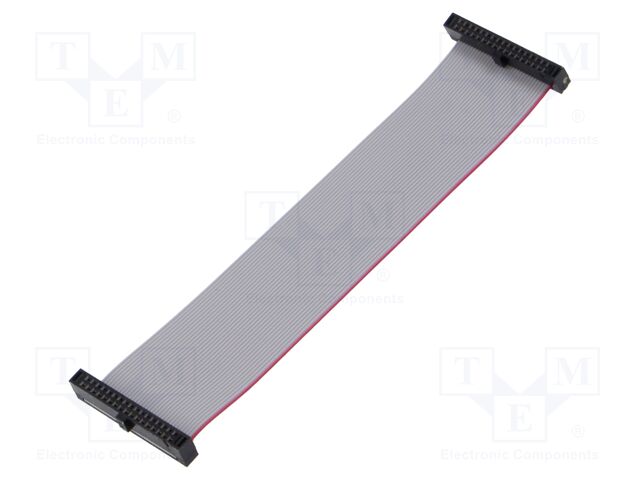 Ribbon cable with IDC connectors; Tape ph: 0.64mm; 101.6mm