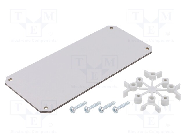 Mounting plate; hard paper; W: 74mm; H: 2.5mm; L: 160mm; TK-PC-1809