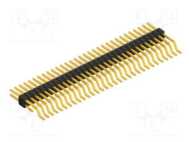 Connector: pin strips; pin header; male; PIN: 62; 1.27mm; SMT; 2x31