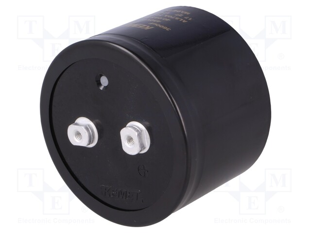 Capacitor: electrolytic; 3600uF; 450VDC; Leads: screw; ESR: 61mΩ