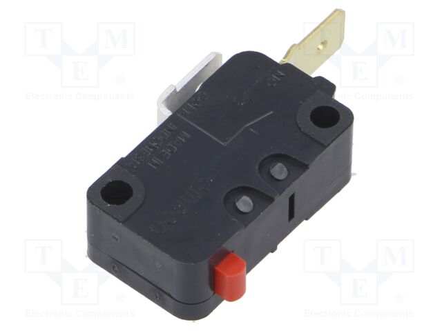 Microswitch SNAP ACTION; without lever; SPST-NO; 16A/250VAC