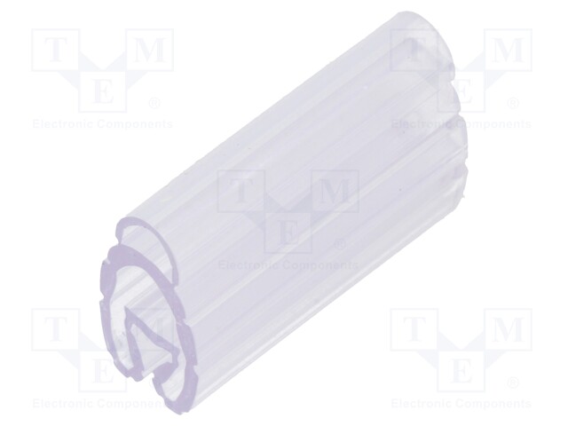 Markers for cables and wires; 4÷10mm; PVC; transparent; -30÷60°C