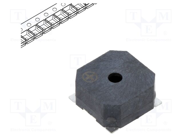 Sound transducer: electromagnetic signaller; SMD; 4kHz; 150mA