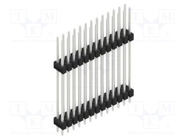 Connector: pin strips; pin header; male; PIN: 26; 2.54mm; THT; 2x13
