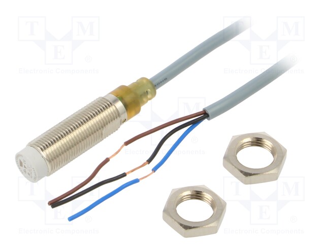 Sensor: inductive; 0÷8mm; 10÷36VDC; M12; Connection: lead 2m; IP67