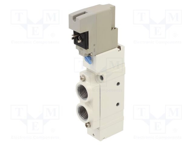 Electromagnetic valve; 5/2 monostable; G 1/4"; Temp: -10÷50°C