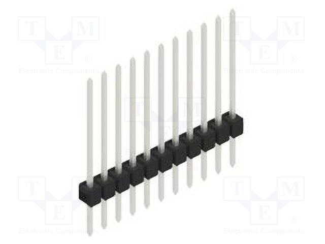 Connector: pin strips; pin header; male; PIN: 11; 2.54mm; THT; 1x11