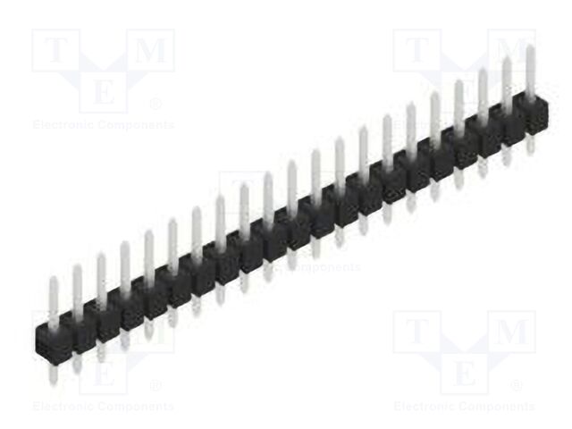Connector: pin strips; pin header; male; PIN: 21; 2.54mm; THT; 1x21