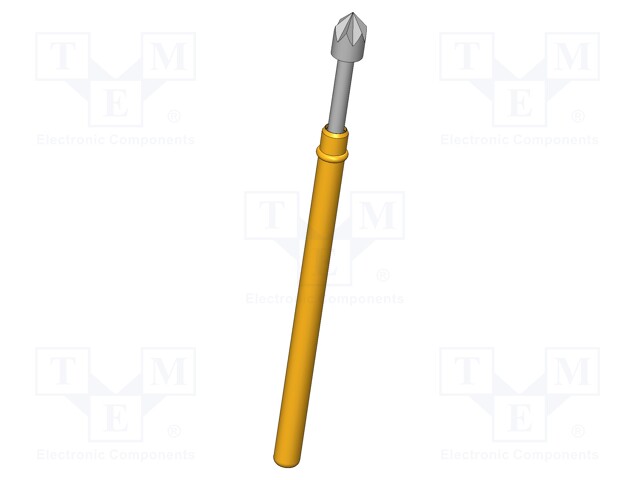 Test needle; Operational spring compression: 4mm; 5A; Ø: 2mm