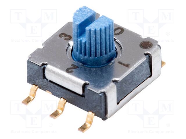 Encoding switch; DEC/BCD; Pos: 4; SMT; Rcont max: 100mΩ; Mat: LCP