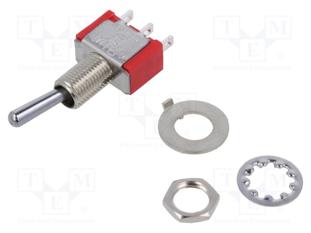 TOGGLE SWITCH, SPDT, 5A, 120VAC, 28VDC