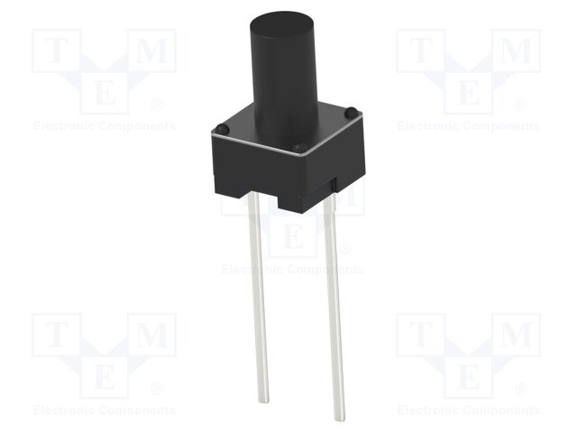 Microswitch TACT; SPST-NO; Pos: 2; 0.05A/24VDC; SMT; none; 1.6N