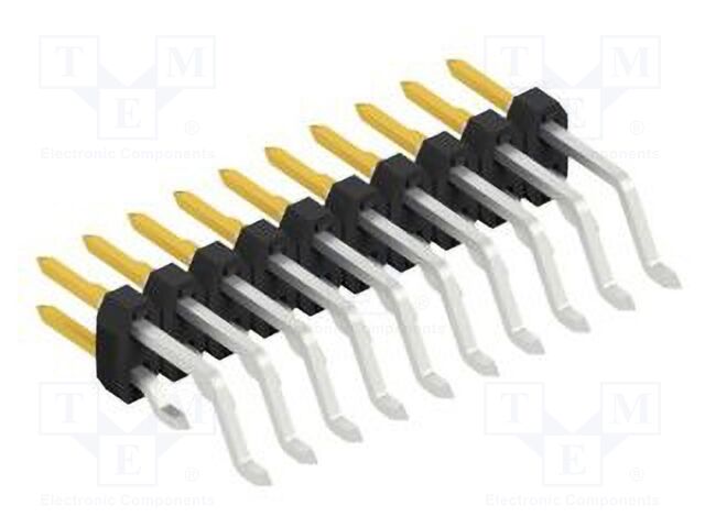 Connector: pin strips; pin header; male; PIN: 20; 2mm; SMT; 2x10