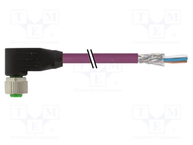 Female; -25÷85°C; IP67; 4A; 20m; Series: 7000; PIN: 5; plug; 60VAC