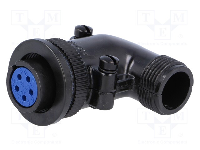Connector: circular; Series: 97; plug; female; PIN: 5; silver plated