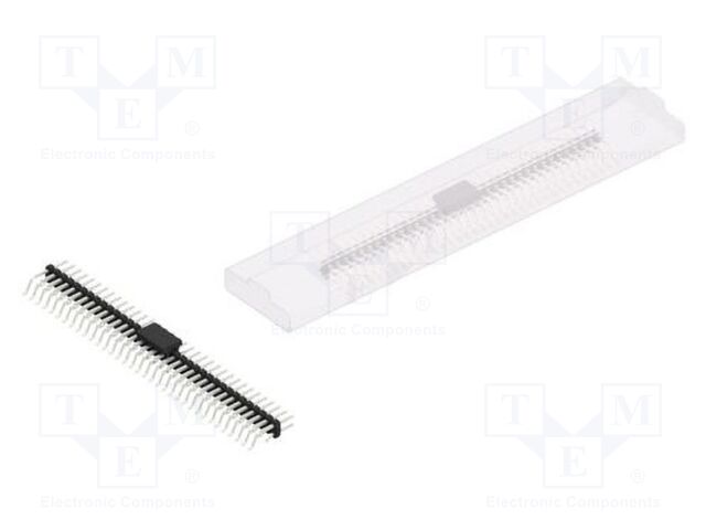 Connector: pin strips; pin header; male; PIN: 70; 2mm; SMT; 2x35