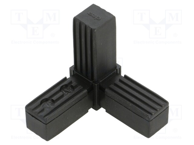Mounting coupler; for profiles; Mat: polyamide; -30÷100°C; I: 56mm