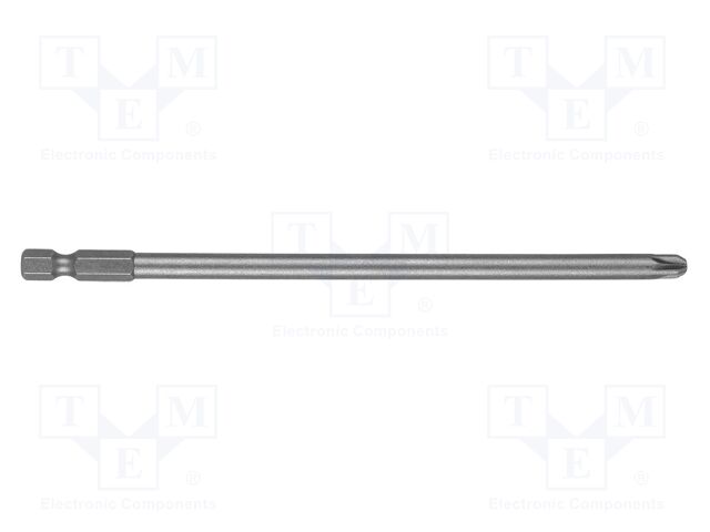 Screwdriver bit; Pozidriv®; PZ3; 1/4"; Overall len: 150mm