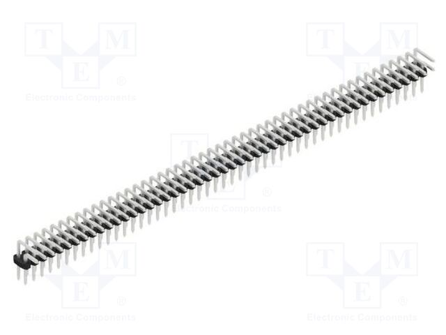 Connector: pin strips; pin header; male; PIN: 98; 2mm; THT; 2x49
