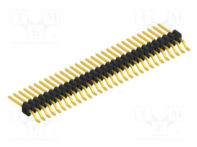 Connector: pin strips; pin header; male; PIN: 30; 1.27mm; SMT; 1x30